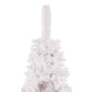 Kerstboom Met Led's En Kerstballen Smal 150 Cm Wit