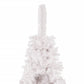 Kerstboom Met Led's En Kerstballen Smal 180 Cm Wit