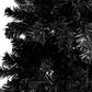 Kerstboom Met Led's En Kerstballen Smal 120 Cm Zwart