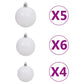 Kerstboom Met Led's En Kerstballen Smal 120 Cm Zwart