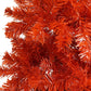 Kerstboom Met Led's En Kerstballen Smal 150 Cm Rood