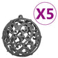 Kerstboom Met Led's En Kerstballen Smal 150 Cm Rood