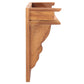 Wandkapstok 80X16,5X35 Cm Massief Teakhout