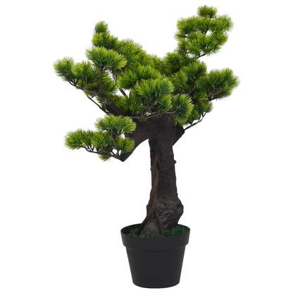 Kunstplant Met Pot Pinus Bonsai 70 Cm Groen