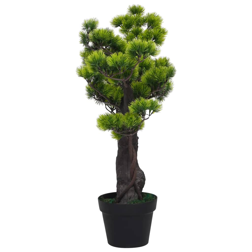 Kunstplant Met Pot Pinus Bonsai 70 Cm Groen