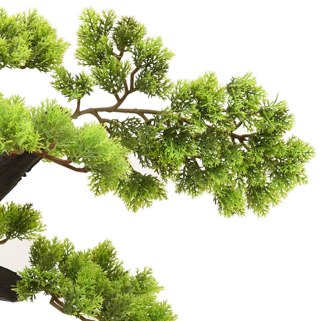 Kunstplant Met Pot Cipres Bonsai 70 Cm Groen