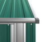 Tuinschuur 118,5X97X209,5 Cm Gegalvaniseerd Staal Groen