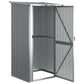 Tuinschuur 118,5X97X209,5 Cm Gegalvaniseerd Staal Grijs