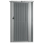 Tuinschuur 118,5X97X209,5 Cm Gegalvaniseerd Staal Grijs