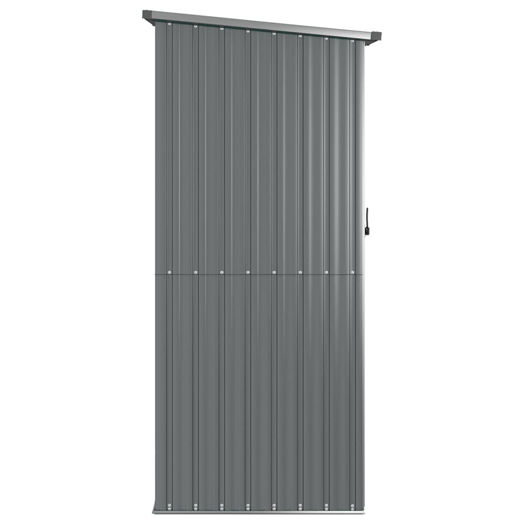 Tuinschuur 118,5X97X209,5 Cm Gegalvaniseerd Staal Grijs