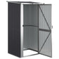 Tuinschuur 118,5X97X209,5 Cm Gegalvaniseerd Staal Antraciet