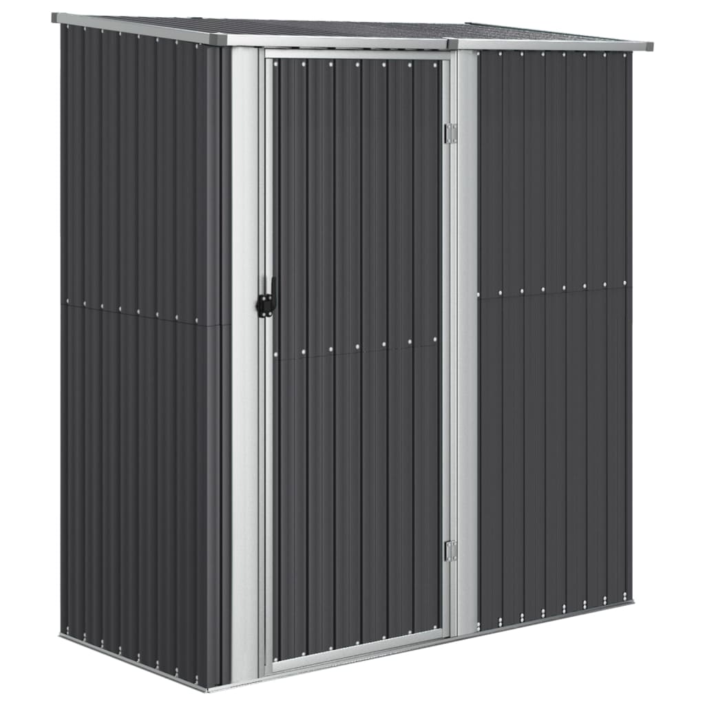 Fietsschuur 180,5X97X209,5 Cm Gegalvaniseerd Staal Antraciet