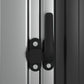 Fietsschuur 180,5X97X209,5 Cm Gegalvaniseerd Staal Antraciet