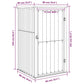 Tuinschuur 88X89X161 Cm Gegalvaniseerd Staal Groen