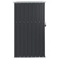 Tuinschuur 88X89X161 Cm Gegalvaniseerd Staal Antracietkleurig