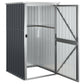 Tuinschuur 88X89X161 Cm Gegalvaniseerd Staal Antracietkleurig