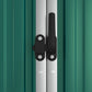 Tuinschuur 161X89X161 Cm Gegalvaniseerd Staal Groen