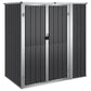 Tuinschuur 161X89X161 Cm Gegalvaniseerd Staal Antracietkleurig
