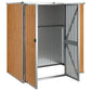 Tuinschuur 161X89X161 Cm Gegalvaniseerd Staal Bruin