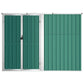 Tuinschuur 225X89X161 Cm Gegalvaniseerd Staal Groen