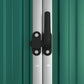 Tuinschuur 225X89X161 Cm Gegalvaniseerd Staal Groen