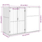 Tuinschuur 225X89X161 Cm Gegalvaniseerd Staal Groen