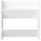 Wandschoenenkast 60X18X60 Cm Bewerkt Hout Wit
