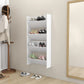 Wandschoenenkasten 2 St 60X18X60 Cm Bewerkt Hout Wit