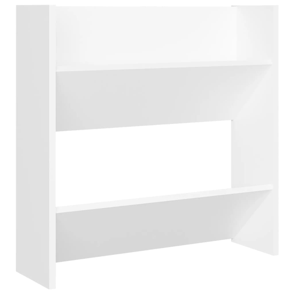 Wandschoenenkasten 4 St 60X18X60 Cm Spaanplaat Wit