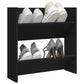 Wandschoenenkast 60X18X60 Cm Spaanplaat Zwart