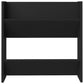 Wandschoenenkast 60X18X60 Cm Spaanplaat Zwart