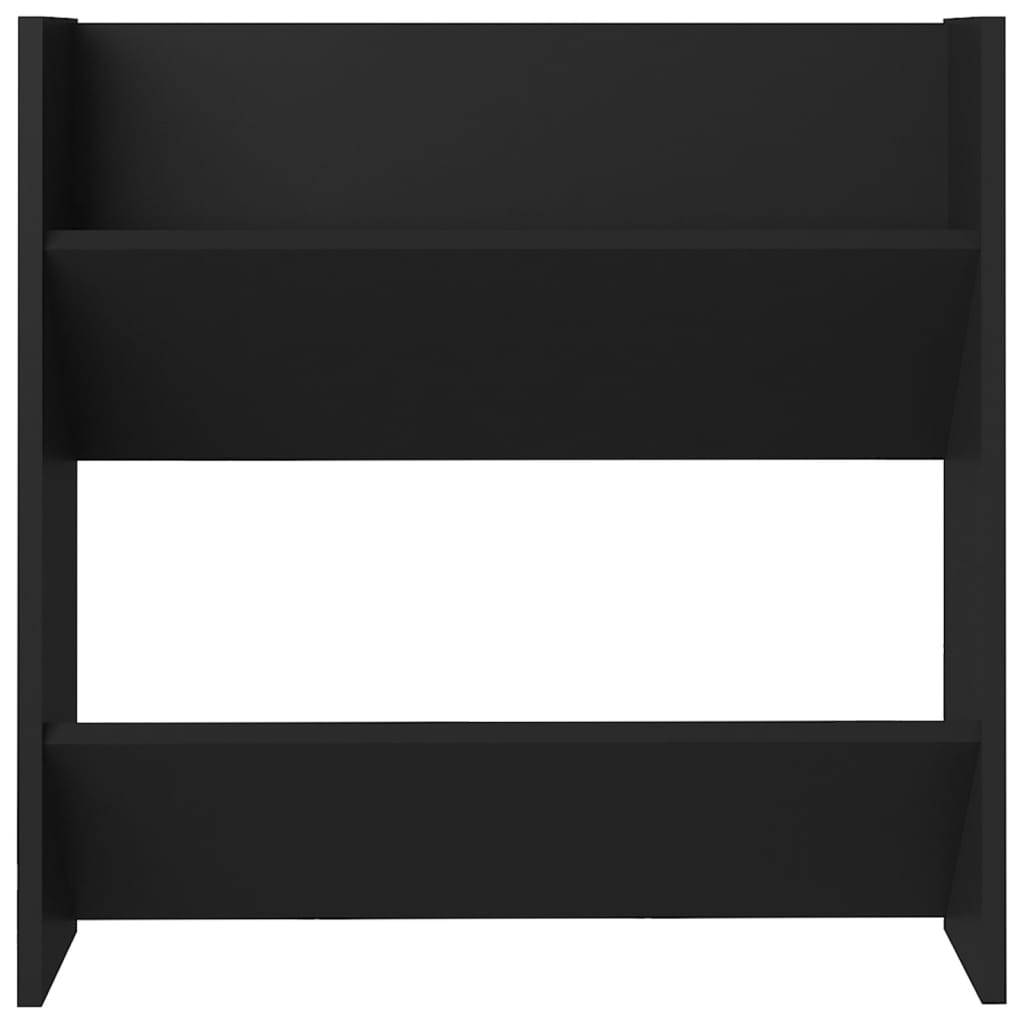 Wandschoenenkast 60X18X60 Cm Spaanplaat Zwart