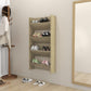 Wandschoenenkasten 2 St 60X18X60 Cm Spaanplaat Sonoma Eiken