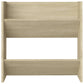Wandschoenenkasten 2 St 60X18X60 Cm Spaanplaat Sonoma Eiken