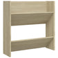 Wandschoenenkasten 4 St 60X18X60 Cm Spaanplaat Sonoma Eiken