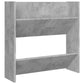Wandschoenenkasten 4 St 60X18X60 Cm Spaanplaat Betongrijs