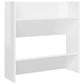 Wandschoenenkasten 2 St 60X18X60 Cm Spaanplaat Hoogglans Wit