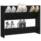 Wandschoenenkast 80X18X60 Cm Spaanplaat Zwart