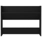 Wandschoenenkast 80X18X60 Cm Spaanplaat Zwart
