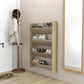 Wandschoenenkasten 2 St 80X18X60 Cm Spaanplaat Sonoma Eiken