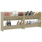 Wandschoenenkasten 2 St 80X18X60 Cm Spaanplaat Sonoma Eiken