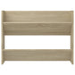 Wandschoenenkasten 2 St 80X18X60 Cm Spaanplaat Sonoma Eiken
