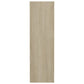 Wandschoenenkasten 2 St 80X18X60 Cm Spaanplaat Sonoma Eiken