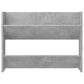 Wandschoenenkast 80X18X60 Cm Spaanplaat Betongrijs