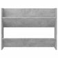 Wandschoenenkasten 2 St 80X18X60 Cm Spaanplaat Betongrijs