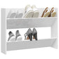 Wandschoenenkast 80X18X60 Cm Spaanplaat Hoogglans Wit