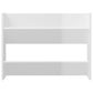 Wandschoenenkast 80X18X60 Cm Spaanplaat Hoogglans Wit