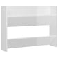 Wandschoenenkasten 2 St 80X18X60 Cm Spaanplaat Hoogglans Wit
