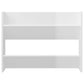 Wandschoenenkasten 2 St 80X18X60 Cm Spaanplaat Hoogglans Wit