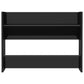 Wandschoenenkast 80X18X60 Cm Spaanplaat Hoogglans Zwart